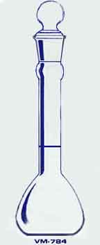 1000ML VOLUMETRIC FLASK WITH #22 STOPPER